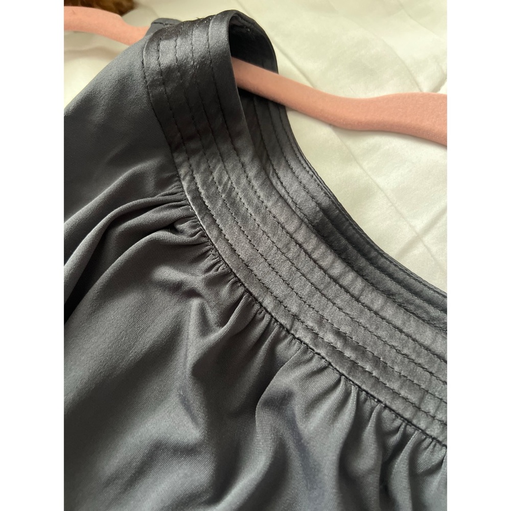 Granite Satin Dress by Donna Morgan